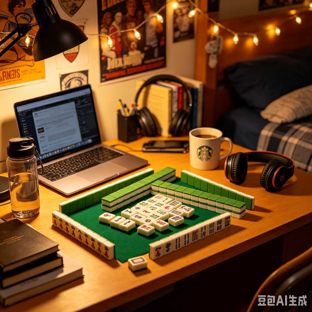 classic oriental board game mahjong