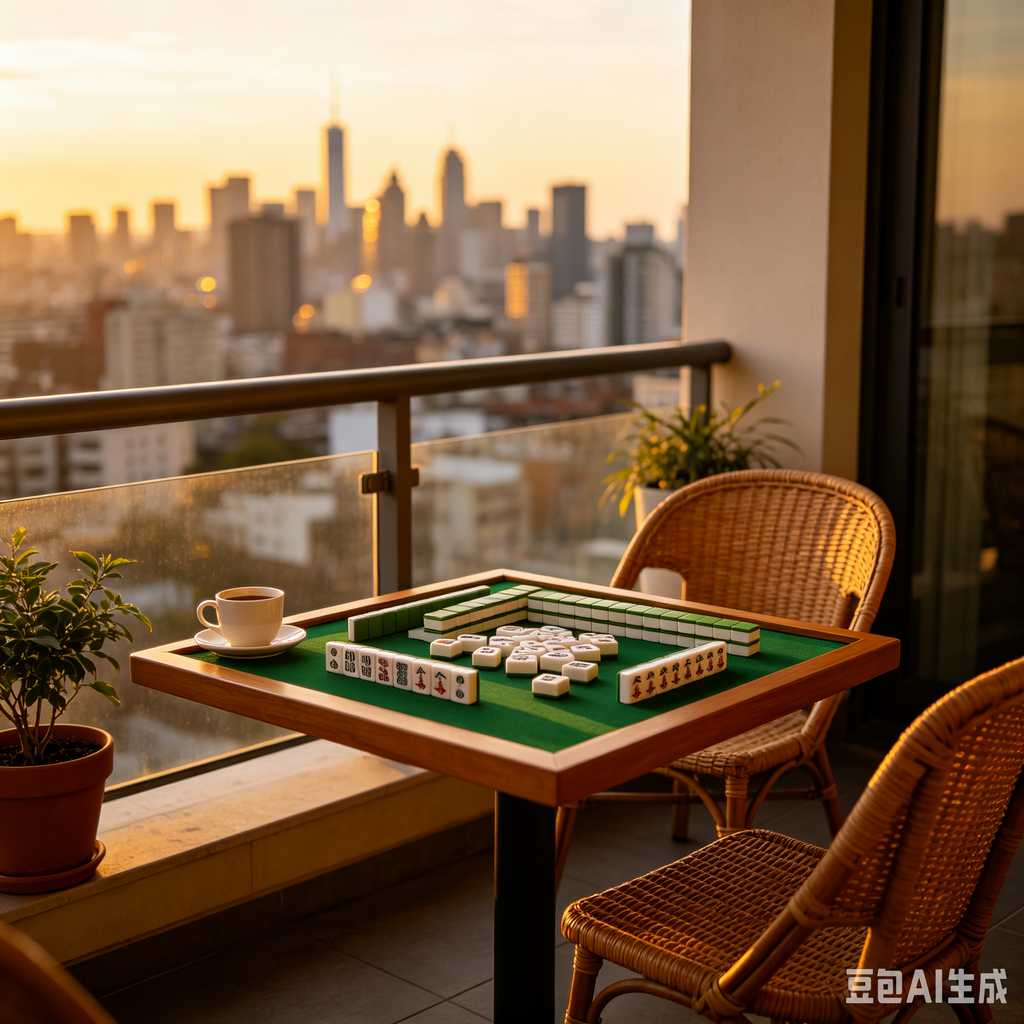 light mahjong set for easy carry