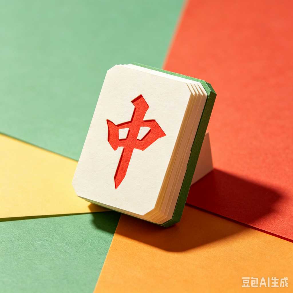 retro vintage mahjong set